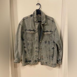 Zara Oversized Jean Jacket